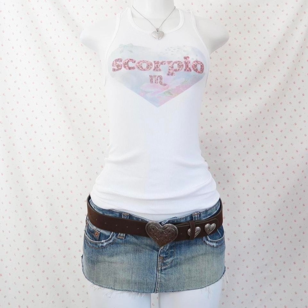 scorpio zodiac graphic baby tank